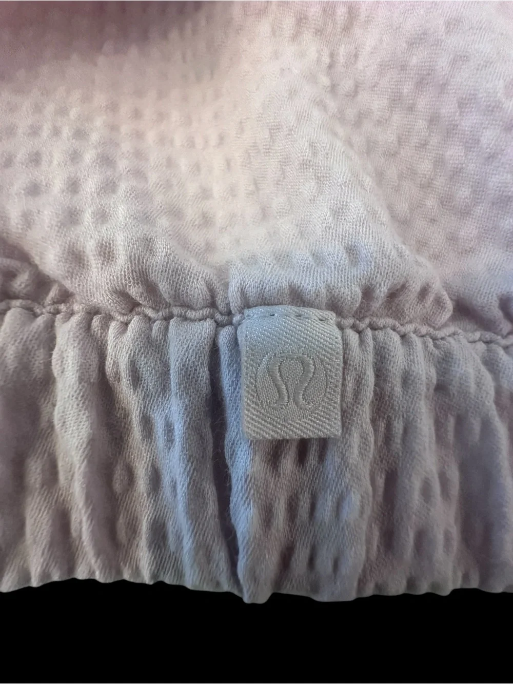 Lululemon Pack Light Textured Half-Zip Pullover Pink Mist High Neck Sz M